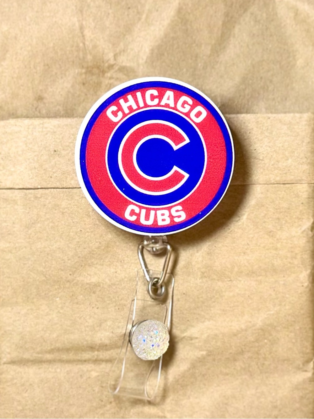 Chicago Cubs Baseball Badge Reel